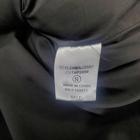 Bohme Lets Get Lost Vegan Vest in Black Size Small - Picture 9 of 10